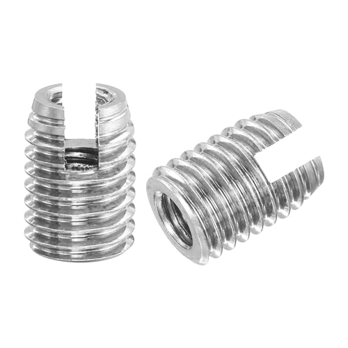 Insert fileté auto-taraudeuse M6 inox 303 usinage de précision uxcell - 4