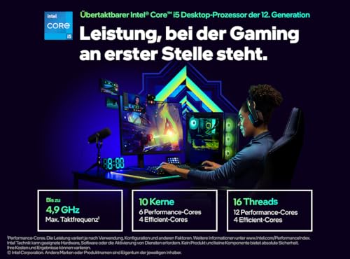 ® Core™ i5-12600K Processore desktop di 12a generazione (frequenza base: Tuboboost da 3,7 GHz: 4,9 GHz, 6 core, LGA1700, RAM DDR4 e DDR5 fino a 128 GB) - Processore - Immagine 4