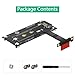 C&N PCIe X1 to M.2 Adapter NVMe Adapter M.2 PCIe SSD Converter Card Support M.2 (M Key) NVMe SSD 2280/2260/2242 with Riser Cable
