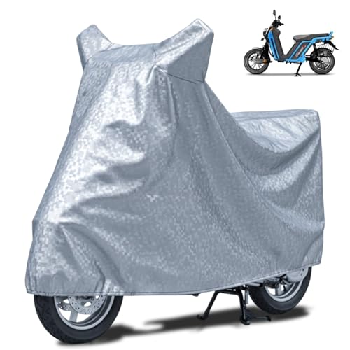 Image of FABTEC Waterproof Bike Body CoverCompatible with BNC Motors Challenger, A1 (Silver)