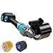 Satiniermaschine Bürstenschleifer Holz Kompatibel mit Makita 18V Akku Walzenschleifer mit Satinierwalze 8500RPM Bürstenlos 3 Geschwindigkeit zur Renovierung von Oberflächen (Ohne Batterie)