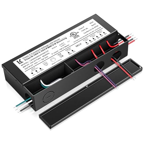 Image of inShareplus 12V 200W Dimmable LED Driver, 5-in-1 Triac /ELV /MLV /0-10V /1-10V /PWM Dimming Transformer, Compatible with Lutron & Leviton Dimmer, Constant Voltage Power Supply, UL Listed, IP67 Waterproof