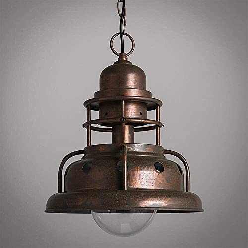 Lámpara colgante rústica E27 para decoración de hogares