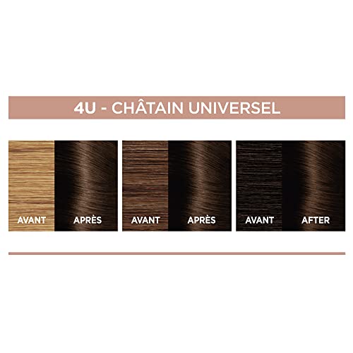 Coloration Universelle Nudes 4 Châtain Sans Ammoniaque Excellence 'oreal Paris La Boîte De Coloration - vue 5