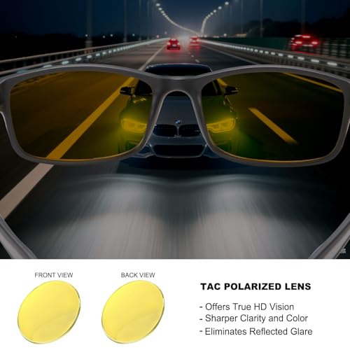 Image of HAOLOTA Polarized Sunglasses Men Women Designer Driving glasses Lightweight UV400 Protection