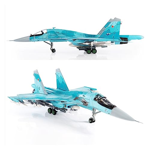 Avión de caza estático Su34 de metal el regalo ideal para aficionados a la aviación militar 4