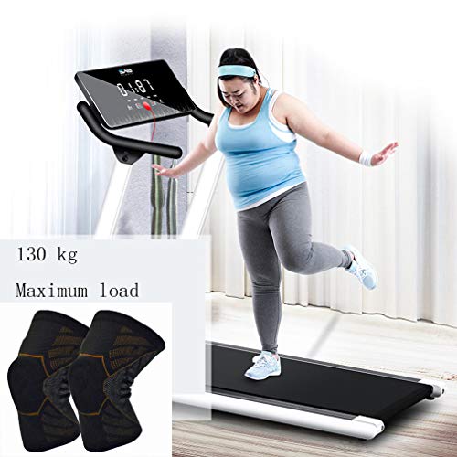 Image of Folding Motorised Treadmill Adjustable Speed LCD Screen Folding Walking Machine for Home and Office