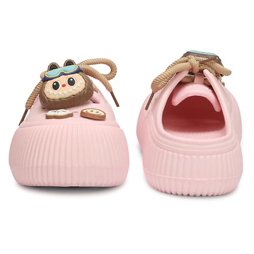 Image of Kraasa Women Lightweight EVA Clogs Comfortable Slip-On Casual Garden Shoes with Cushioned Footbed, Flexible Durable Sole and Breathable Design, Walking, Travel and Outdoor Use