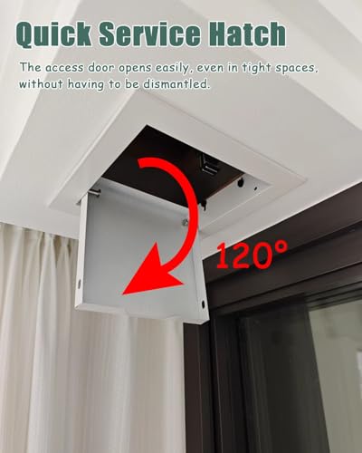 Panel de acceso blanco para pared metálica y caja de inspección de techo 4