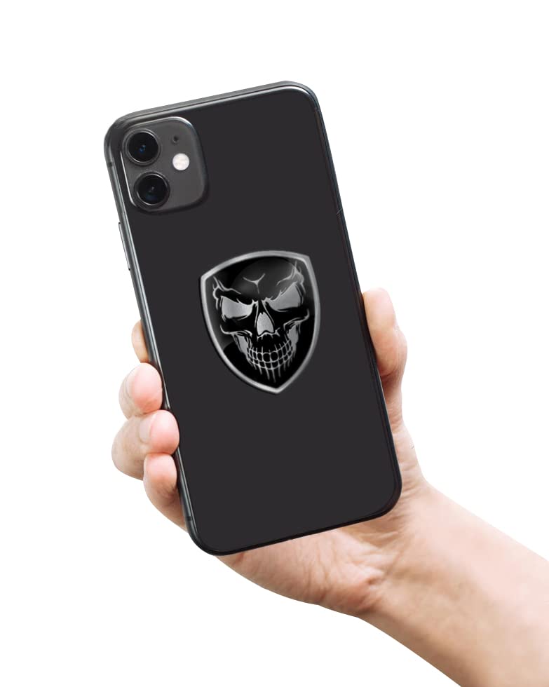 SkinoEu 2 X Autocollant S Tête De Mort Crâne Êtats-Unis Apeau USA