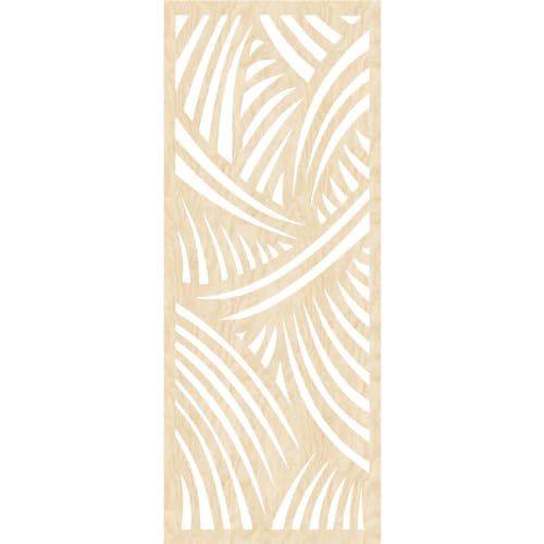 Image of Chester Decorative Pierced Fretwork Wood Wall Panels, 17 3 /8 inchW x 44 3 /8 inchH x 1 /4 inchT, Birch
