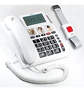 VOCA Big Button Phone for Elderly | CP140 4G Wireless Amplified Telephone | Loud Phones for Hard ...