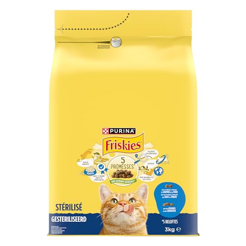 FRISKIES | Katze | Komplettnahrung für sterilisierte ausgewachsene Katzen | mit Lachs, Thunfisch und Gemüse… – Ansicht 2