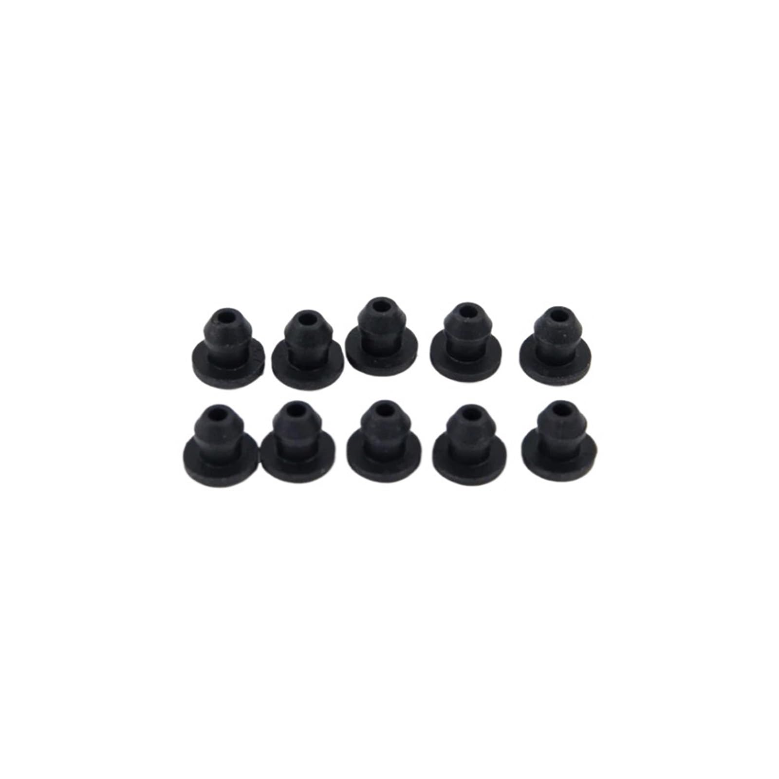 Schnapplochstopfen aus Silikonkautschuk, 10 Stück, 2,5–14 mm Endkappen-Dichtungsstopfen-Zubehör(4.5mm)