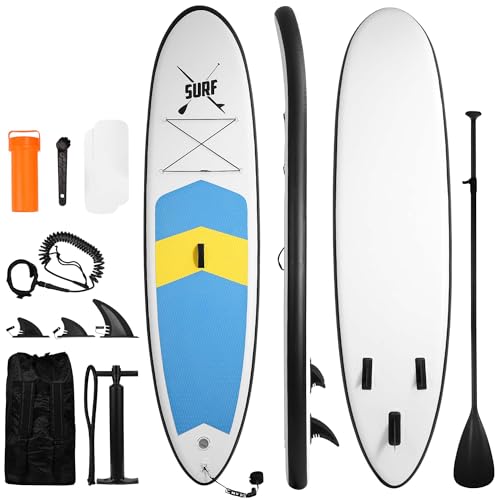 BODIOO Inflatable Paddle Board Stand Up Paddle Board SUP Board with 120