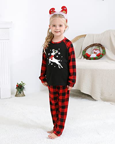Holiday Family Matching Pajamas Christmas Pjs Set Long Sleeve Tops Xmas Pajamas Pant Cute Family Jammies4