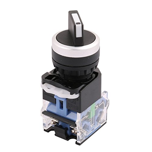 Aexit Self Locking Control electrical Latching Rotary Selector Switch Ui440V Ith10A AC-15 DC-13 Black