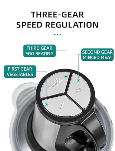 Image of Stainless Steel 5L Electric Meat Grinder, Multi Function Food Processor for Home, Kitchen & Restaurants, 3-Speed Food Chopper Blender for Vegetables, Fruits, Nuts (500W)