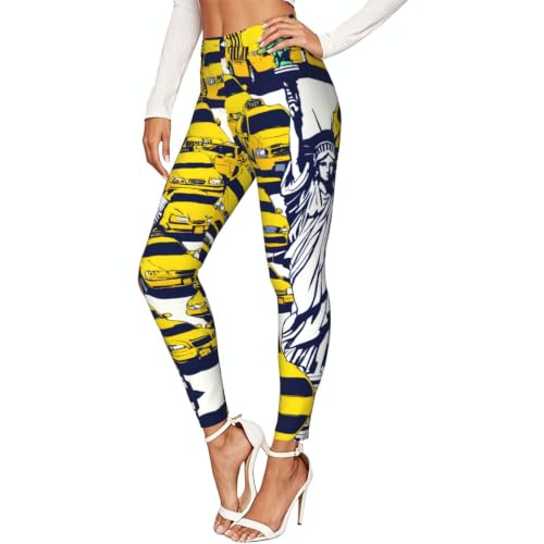 Leggings de compresión mujer estilo New York City para entrenar en el gimnasio con comodidad