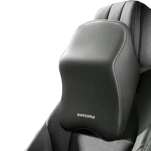 Reposacabezas Coche, Reposacabezas Para Asiento De Coche, Almohada Coche Cuello, Almohada Cervical para Coche para Conducir, Espuma ViscoeláStica y Funda ExtraíBle Transpirable (A)