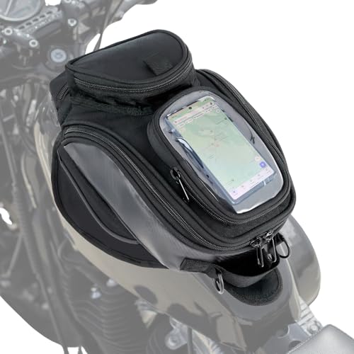 Nomad Universal Magnetic Tank Bag for Motorcycles - Heavy Duty