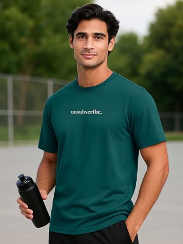 Image of Nobero Men's Regular Graphic Printed T-Shirt for Men | Soft Cotton | Classic Fit | Printed Casual Tshirt for Men