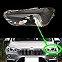 Car Headlight Cover Replacement for BMW X1 2016 2017 2018 Clear Lens Auto Shell Cover (Driver/Left Side)