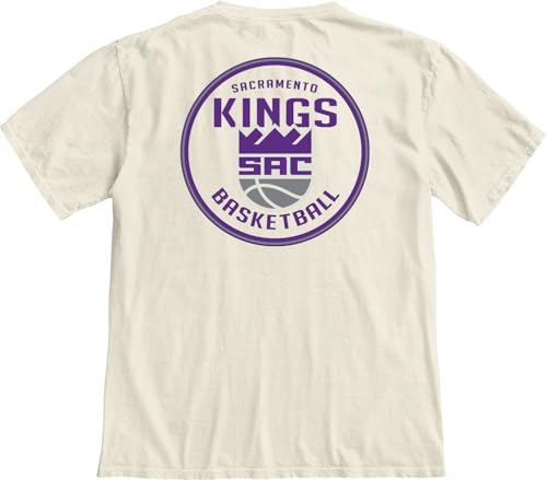 Image of Blue 84 NBA Unisex-Adult NBA Officially Licensed T-Shirt Ringspun Front /Back Ivory