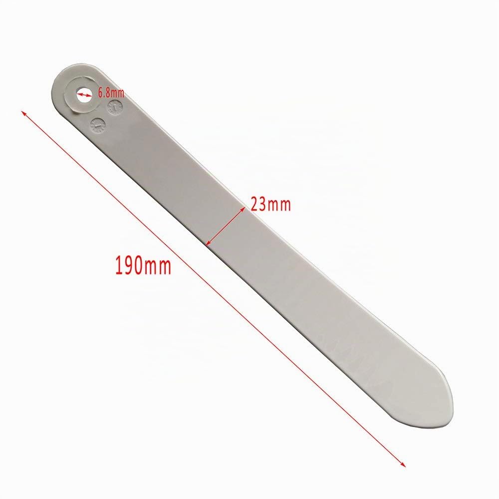 UP100 Weiße Snowboard Bindungsteile 2 Schnallen und 2 Gurte zum Snowboard Strap-In Knöchel/Zehe Bindungssystem
