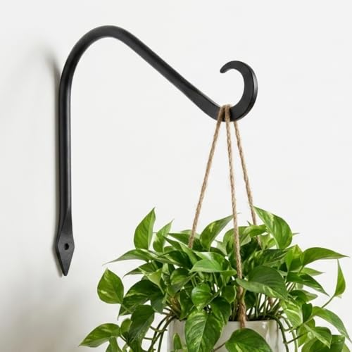 15 Artificial Plant Decorating Ideas 109 Mix&Match Hand Forged Iron Plant Hanger Hook for Hanging Baskets,...