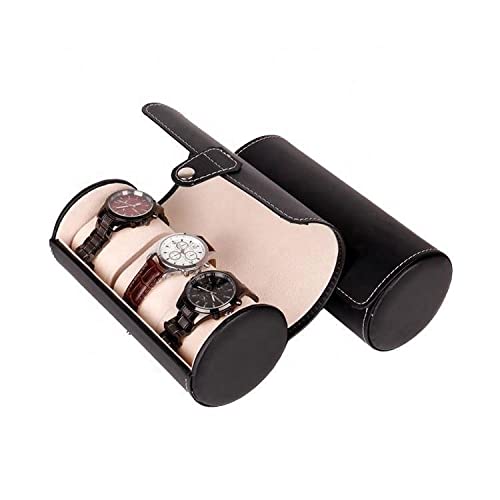 CASSOWARY® 3 Slot Leather Travel Watch Case Roll Organizer Classic Black (B09LD723KM) Amazon Price History, Amazon Price Tracker