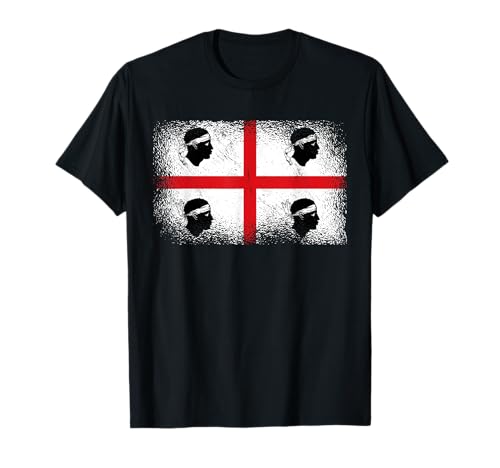 Sardinia Flag Sardigna Sardegna Flag Italy Sardinia T-Shirt