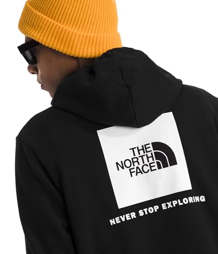 Image of THE NORTH FACE Men's Evolution Box NSE Hoodie | Sweatshirt With 2 Piece Hood, Adjustable Drawcord, Kangaroo Hand Pocket