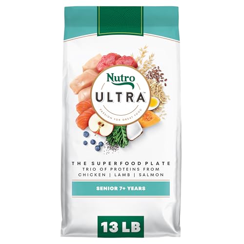 Nutro Ultra Senior Dry Dog Food with a Trio of Proteins from Chic...