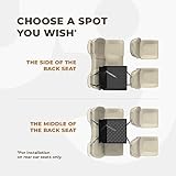 Wuglo Extra Stable Dog Car Seat with Seat Belt – Waterproof and Robust Design for the Back Seat with 4 Fastening Straps for Medium-Large Dogs up to 18 kg - Image 7