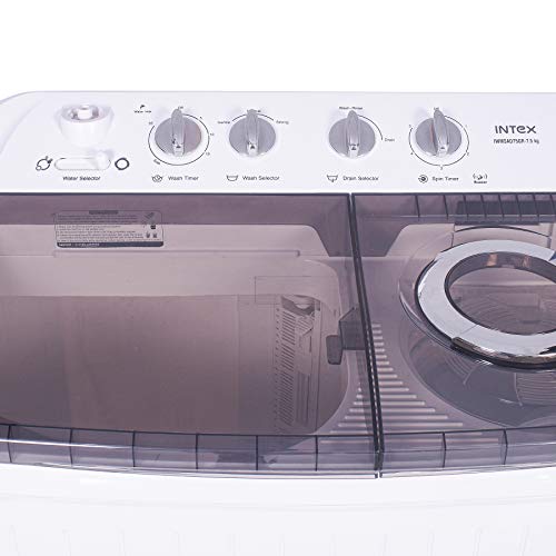 Image of Intex Semi Automatic 7.5 Kg Washing Machine 75 Gr - Top Load