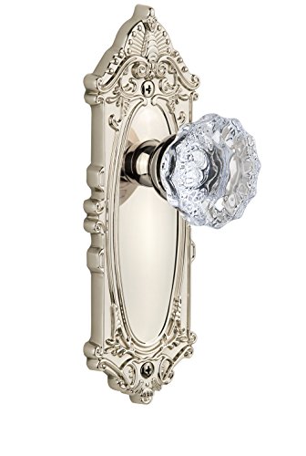 Get Discount Offer Grandeur Grande Victorian Plate with Fontainebleau Knob, Double Dummy, Polished Nickel Flash Deals - 50% OFF Grandeur Grande Victorian Plate with Fontainebleau Knob, Double Dummy, Polished Nickel