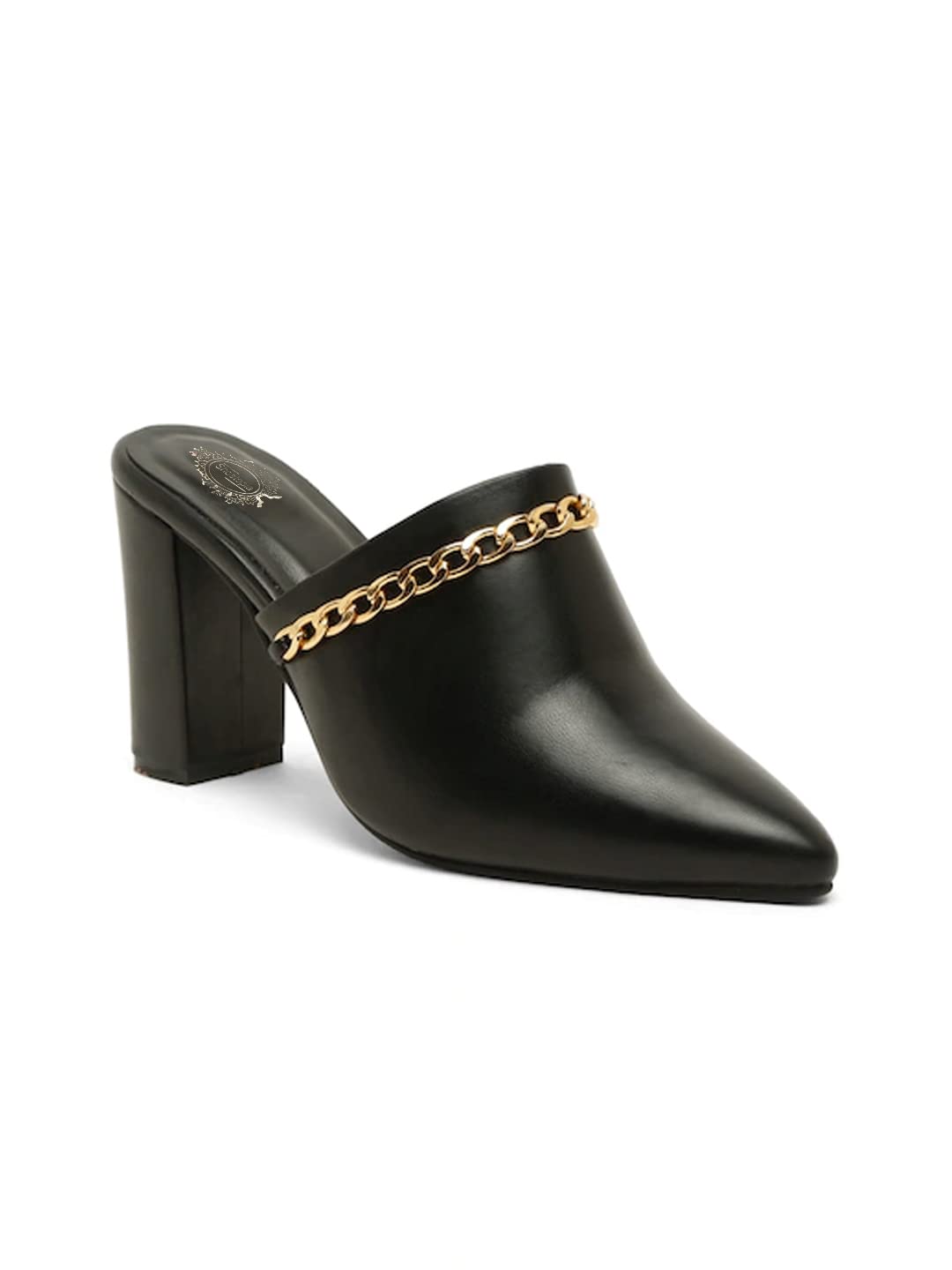 Shoetopia Women & Girls Pointed Toe with Stylish Golden Chain Pumps/Bantu-428/Black/UK6 (B0BRVBC6PT) Amazon Price History, Amazon Price Tracker