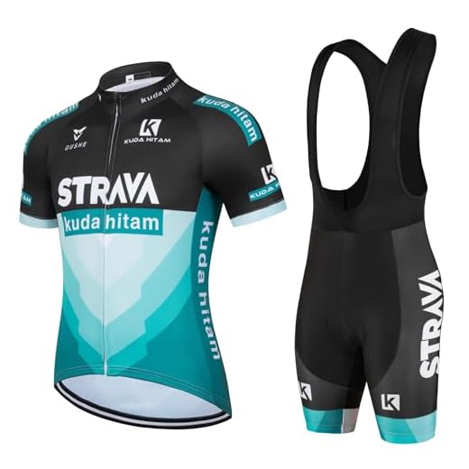 SIDE BIKE Conjunto de Ciclismo Completo – Maillot + Culotte con Pantalones Cortos con Acolchado de Gel 5D - A01v XL