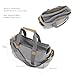 Diaper Tote Bag (Includes upgraded changing pad) Multi-functional baby bag with adjustable shoulder straps (Gray)