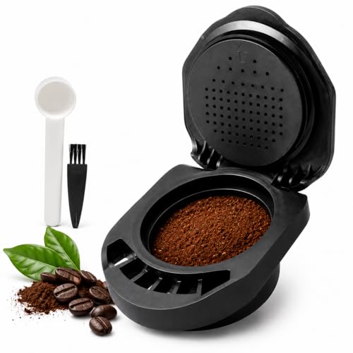 Adaptador Cápsula de Café Reutilizável Refil Recarregável Para Café em Pó Compatível com Cafeteiras Dolce gusto Piccolo XS, Genio S Plus e Mini Me