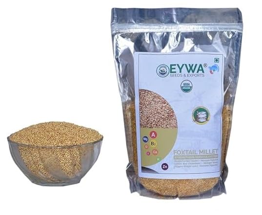 Image of Eywa Seeds & Exports Pvt Ltd Foxtail Millet Grains (1 Kg) For Eating And Cooking | Kang Atta | Produce Of India From Organic Farms