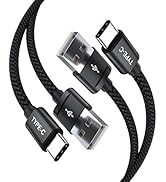 Basesailor iPhone 16 15 Pro Max 充電ケーブル【2M/2本セット】USB-A USB Type C タイプc コード iPad/MacBook Pro Air Ma...