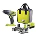 Produktbild RYOBI 18 V ONE+ Akku-Schlagbohrschrauber R18PD2-242S (2-Gang-Getriebe, max. Drehmoment 40 Nm, Drehmomentstufen 24, Bohrfutter 10 mm, inkl. 1 x 4,0Ah & 1 x 2,0Ah & Ladegerät in Werkzeugtasche)