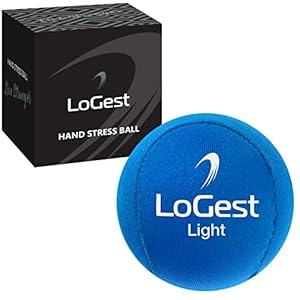 Logest Hand Stress Ball – Stress Reliever and Hand Exercise Ball – Stress Balls for Adults to Strengthen Grip Reduce Carpal Tunnel Pain Anxiety Finger Hand