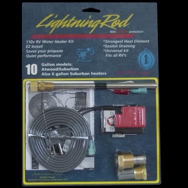 Stag RV Trailer Camper Appliances Universal Lightning Rod 10 Gal. LR-625