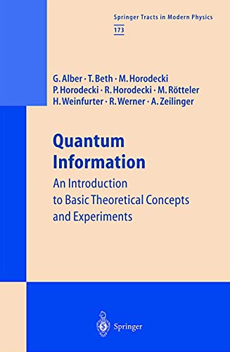Quantum Information: An Introduction to Basic Theoretical Concepts and Experiments: 173 (Springer Tracts in Modern Physics) view 2