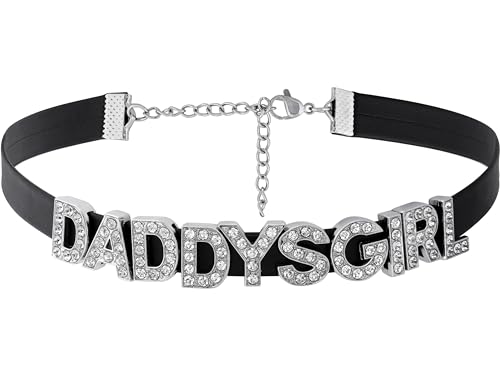 Sacina Gothic Punk Emo Black Choker, Black PU Leather Collar Necklace, Gothic Goth Necklace, Halloween Christmas Jewelry Gift for Women