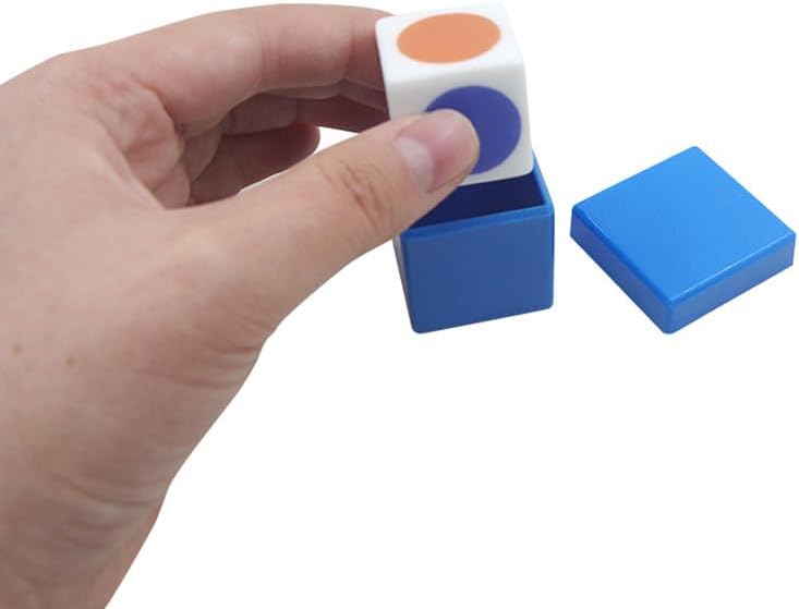 Miniatura 4 de Caja de dados de perspectiva de ojos Visión de color Trucos de magia Distinguir el color a través del sonido Primer plano Calle Accesorios mágicos