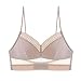 WWricotta Soutien-Gorge pour Femmes - soutien gorge silicone bretelles amovibles brassiere femme dentelle Brassière Mince Sans couture soutien gorge sport